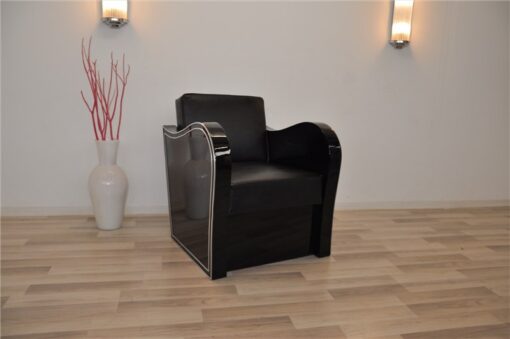 Art Deco Sessel, Chromliner