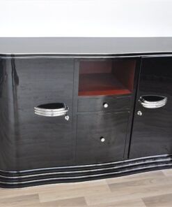 Art Deco Sideboard, offene Fächer