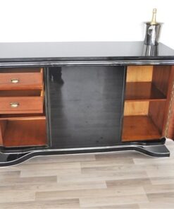 Art Deco Sideboard, Chrombeschläge