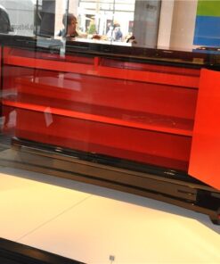 Art Deco Sideboard, tolle rote Verzierungen