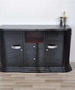 Art Deco Sideboard, offene Fächer