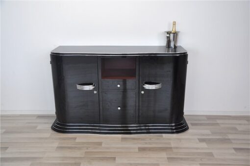 Art Deco Sideboard, offene Fächer