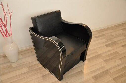 Art Deco Sessel, Chromliner