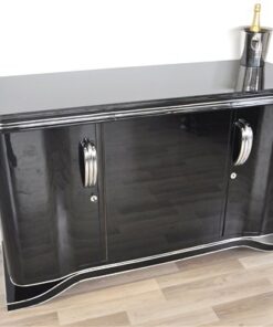 Art Deco Sideboard, Chrombeschläge