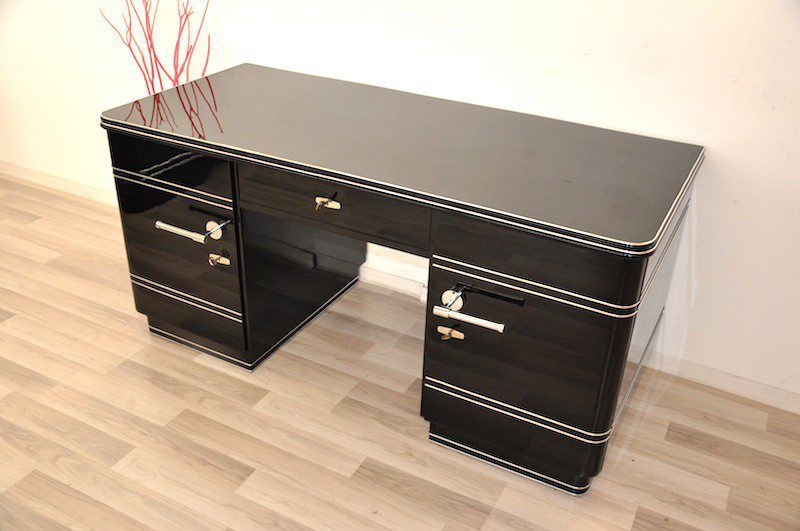 Art Deco Schreibtisch Chromliner | eBay