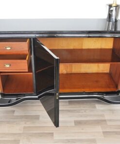 Art Deco Sideboard, Chrombeschläge