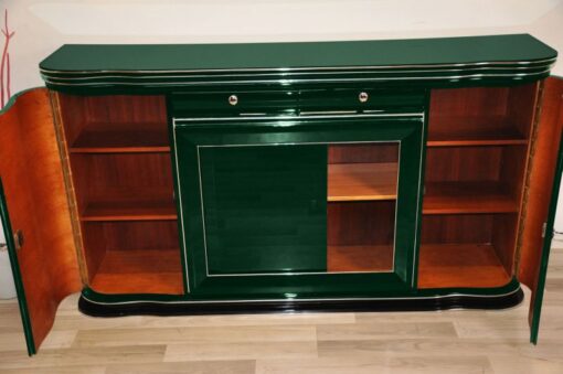 Art Deco Sideboard, Jaguar Racing Green