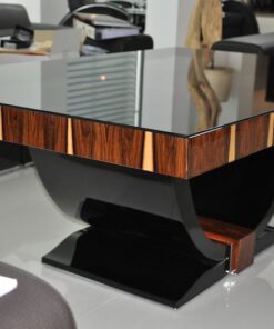 Art Deco Couchtisch, wundervolles Furnier, seltenes Einzelstück