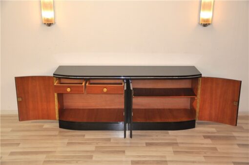 Schlichtes Art Deco Sideboard, Klavierlack