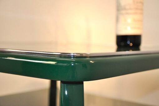 Art Deco Beistelltisch, Jaguar Racing-Green