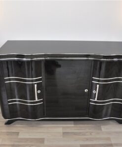 Art Deco Sideboard, Eleganter Chromliner