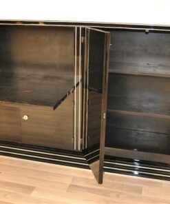 Art Deco Highboard, prachtvolle Seitenteile