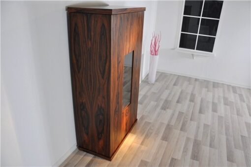 Art Deco Barschrank, Palisanderholz, wundervolle Maserung, viel Stauraum, edeles Design, absoluter Hingucker