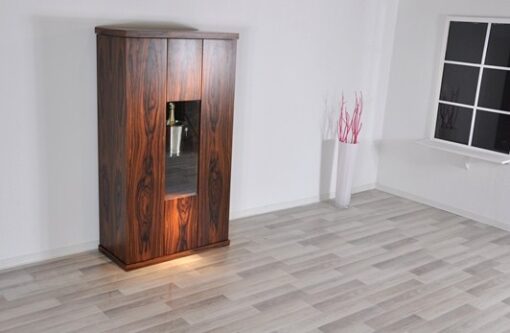 Art Deco Barschrank, Palisanderholz, wundervolle Maserung, viel Stauraum, edeles Design, absoluter Hingucker