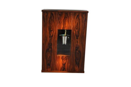 Art Deco Barschrank, Palisanderholz, wundervolle Maserung, viel Stauraum, edeles Design, absoluter Hingucker