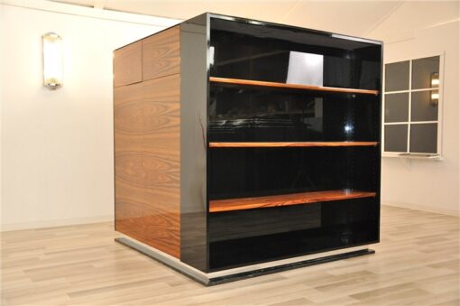 Cube Designer Sideboard, Art Deco, Palisanderholz, moderner Stil, viel Stauraum, elegantes Design