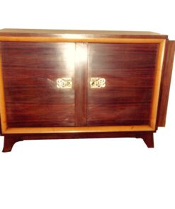 franzoesisches art deco sideboard, schönes Furnierbild, kontrastreiche Hölzer, viel Stauraum