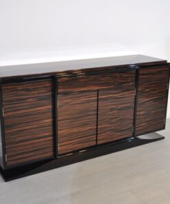 Wundervolles Art Deco Markassar-Sideboard, einzigartiges Holzfurnier