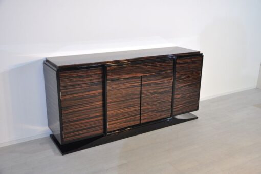 Wundervolles Art Deco Markassar-Sideboard, einzigartiges Holzfurnier