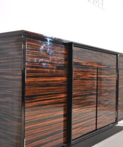 Wundervolles Art Deco Markassar-Sideboard, einzigartiges Holzfurnier