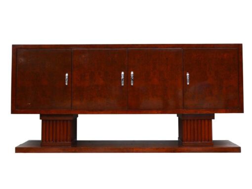 art_deco_sideboard_mit_großen_saeulen_aus_nussbaumholz_1