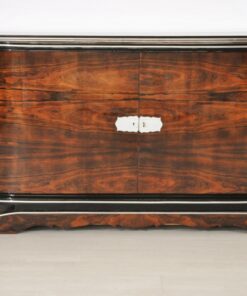 Art Deco, Walnuss, Buffet, Sideboard, Furnier, außergewoehnliche Form, Körpersprache, Franzoesisch,Vintage, Antik, Wohnzimmer, Design