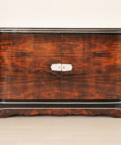 Art Deco, Walnuss, Buffet, Sideboard, Furnier, außergewoehnliche Form, Körpersprache, Franzoesisch,Vintage, Antik, Wohnzimmer, Design