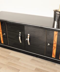 Art Deco, Moebel, Lowboard, Sideboard, Buffet, Klavierlack, 10 Schichten, Hochglanz, handpoliert, elegant, design, nussbaum, moebel