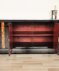 Art Deco, Moebel, Lowboard, Sideboard, Buffet, Klavierlack, 10 Schichten, Hochglanz, handpoliert, elegant, design, nussbaum, moebel