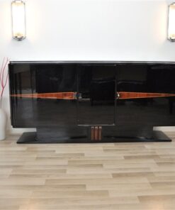 Art Deco, Sideboard, Buffet, 1920er, Klavierlack, feine Details, Schwebend, eleganter Fuß, Wohnzimmer, Moebel, wundervoll,