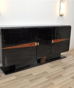 Art Deco, Sideboard, Buffet, 1920er, Klavierlack, feine Details, Schwebend, eleganter Fuß, Wohnzimmer, Moebel, wundervoll,