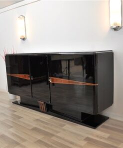 Art Deco, Sideboard, Buffet, 1920er, Klavierlack, feine Details, Schwebend, eleganter Fuß, Wohnzimmer, Moebel, wundervoll,