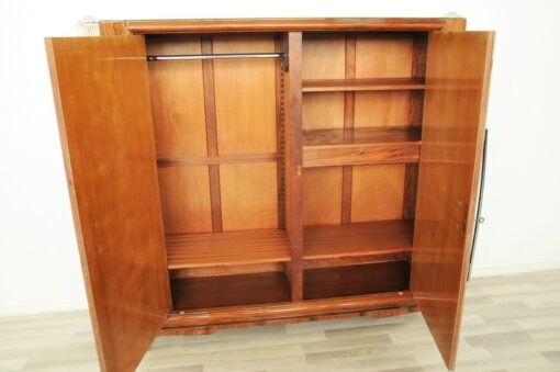 Art Deco, Schrank, Groß, viel Stauraum, Wurzelholz, tolles Design, Elegant, Wohnzimmner, Schlafzimmer, restauriert, Original