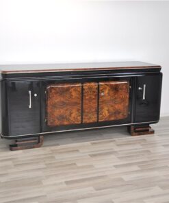 Large, Sideboard, Credenza, french, Walnut, carved feet, design, storage, living room, furniture, antique, vintage, luxurious