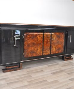 Large, Sideboard, Credenza, french, Walnut, carved feet, design, storage, living room, furniture, antique, vintage, luxurious