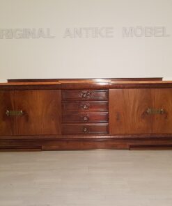 Art Deco, Moebel, Sideboard, Buffet, Credenza, extra groß, XXL, Frankreich, 1920, Design, Wohnzimmer, Luxus, EInzelstück, Messinggriffe