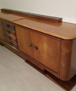 Art Deco, Moebel, Sideboard, Buffet, Credenza, extra groß, XXL, Frankreich, 1920, Design, Wohnzimmer, Luxus, EInzelstück, Messinggriffe