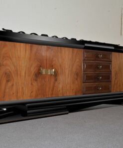 Art Deco, Moebel, Sideboard, Buffet, Credenza, extra groß, XXL, Frankreich, 1920, Design, Wohnzimmer, Luxus, EInzelstück, Messinggriffe