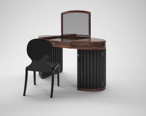 Art Deco, Moebel, Design, Makassar, Schmiktisch, beistelltisch, Wohnzimmer, Schlafzimmer, Stuhl, Innendesign, Maserung, klavierlack, Luxus