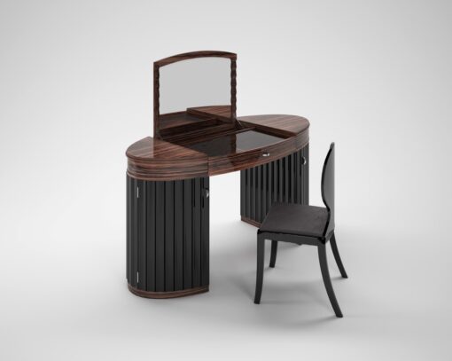 Art Deco, Moebel, Design, Makassar, Schmiktisch, beistelltisch, Wohnzimmer, Schlafzimmer, Stuhl, Innendesign, Maserung, klavierlack, Luxus