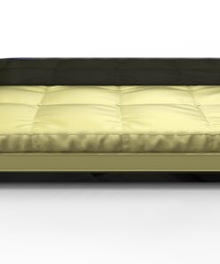 Schwarzes Art Deco Sofa, Design, Luxusmoebel, Moebel, Matratze, Gemuetlich, Hochwertig, Innendesign, Lack, Klavierlack, Knöpfe, Einrichtung, Wohnzimmer