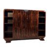 Schrank, Makassar, Holz, art, deco, 1920, frankreich, vintage, restauriert, mahagoni, ebenholz, furnier, braun, neu, alt,