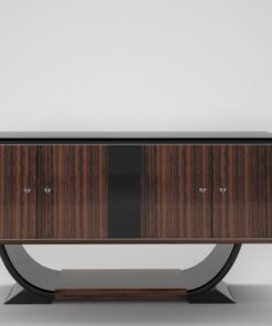 makassar, sideboard, klein, art, deco, schwarz, braun, alt, neu, restauriert, antik, design, style, wohnzimmer, kleines, möbel