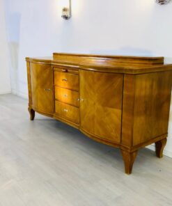 Original Art Deco Sideboard, Helles Walnussholz, Antik, 1920er, Design, Furnier, Aufbewahrung, Moebel, Luxus, toller Farbton