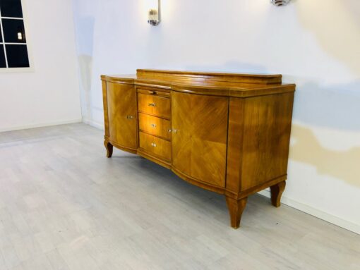 Original Art Deco Sideboard, Helles Walnussholz, Antik, 1920er, Design, Furnier, Aufbewahrung, Moebel, Luxus, toller Farbton