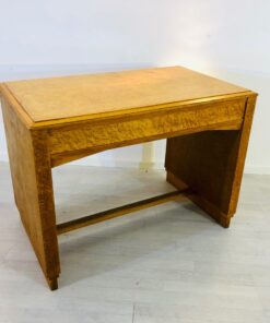 1930er Art Deco Schreibtisch aus Vogelaugenahorn, Ahorn, Original, Tisch, Antiquitaet, Design, Vintage, Antik, Moebel, Luxus