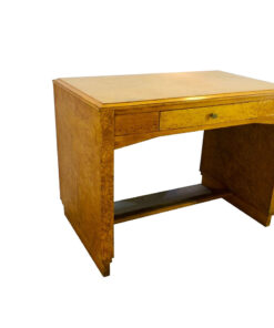 1930er Art Deco Schreibtisch aus Vogelaugenahorn, Ahorn, Original, Tisch, Antiquitaet, Design, Vintage, Antik, Moebel, Luxus