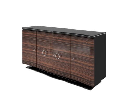 art, deco, sideboard, sideboards, design, makassar, furnier, geschwungen, braun, schwarz, antik, alt, neu, restauriert, wohnzimmer