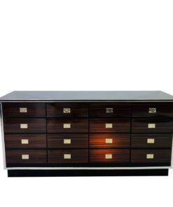 1920er Art Deco Apotheker Sideboard mit Makassar Schubladen, Luxus Moebel, Design Moebel, Apotheker Schrank, Innendesign, Schublden Schrank