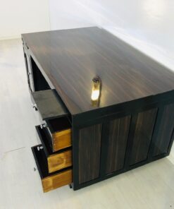 Art Deco Makassar-Holz Schreibtisch mit Hochglanz Finish, Schreibmöbel, Büromöbel, Luxusmöbel, Antiquitäten, Art Deco Möbel, Design , Innendesign, Luxus
